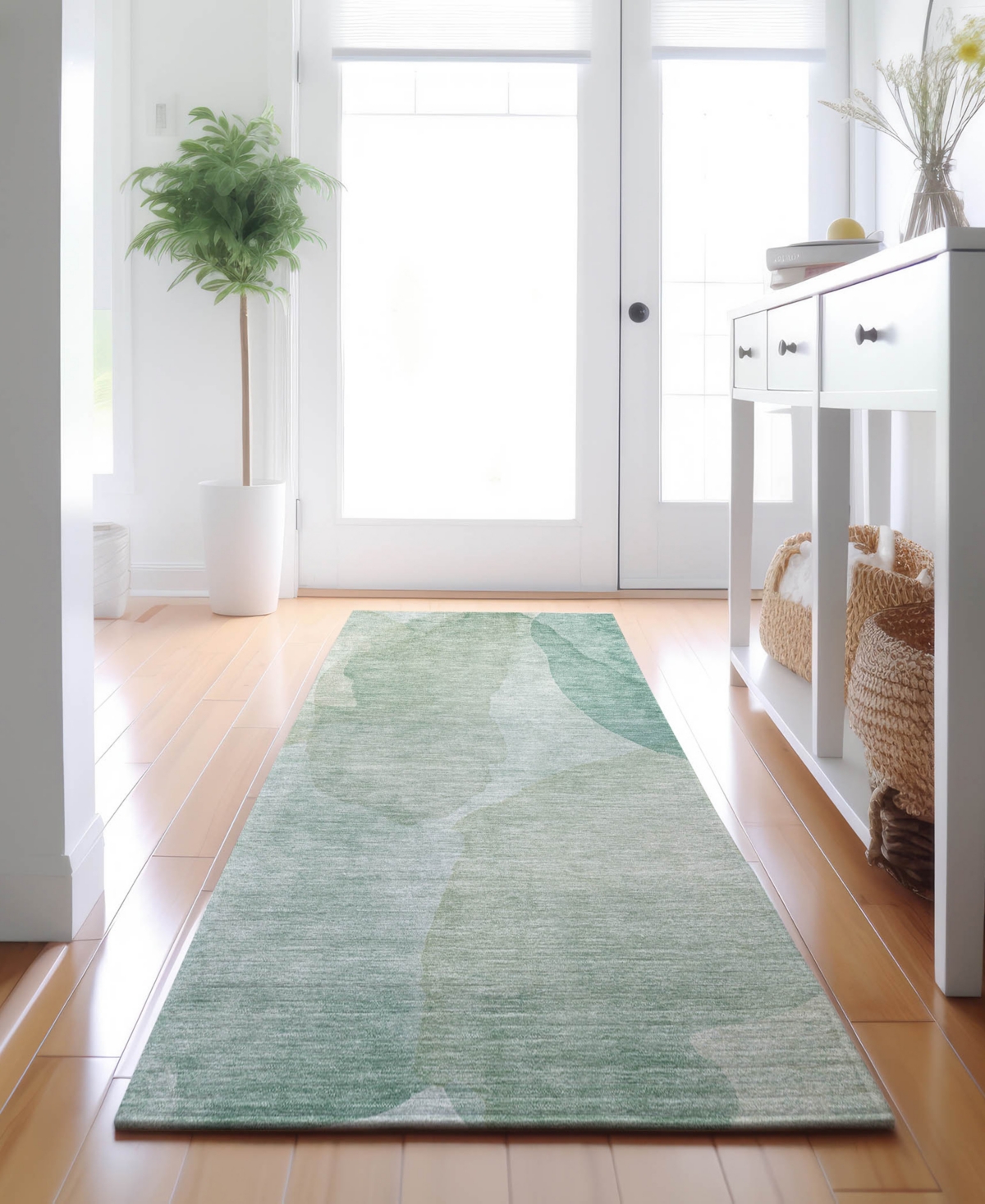 Dalyn Ravenna Rn12 2'3"x7'6" Runner Area Rug In Blue