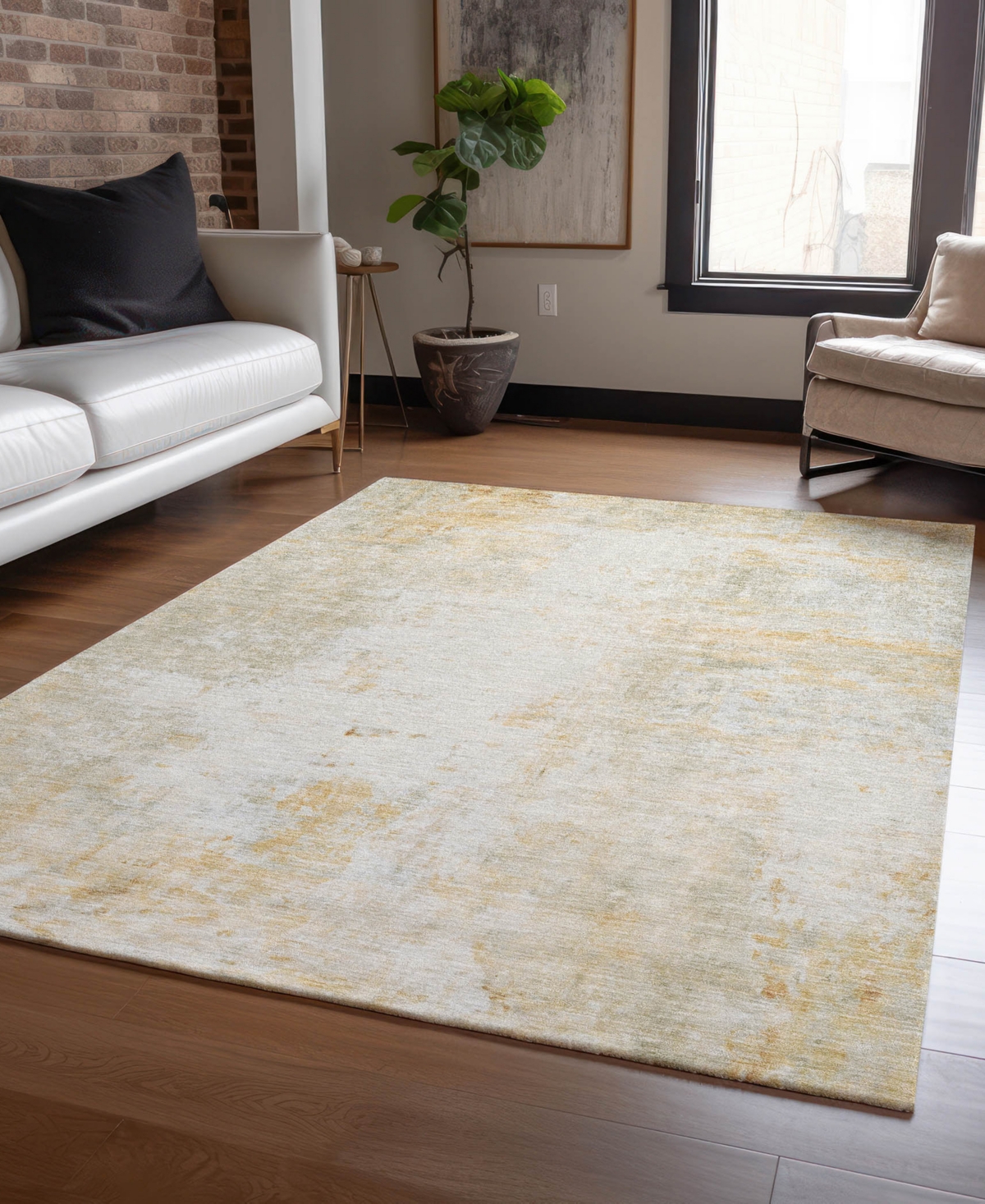 Dalyn Ravenna Rn1 2'6"x3'10" Area Rug In Neutral