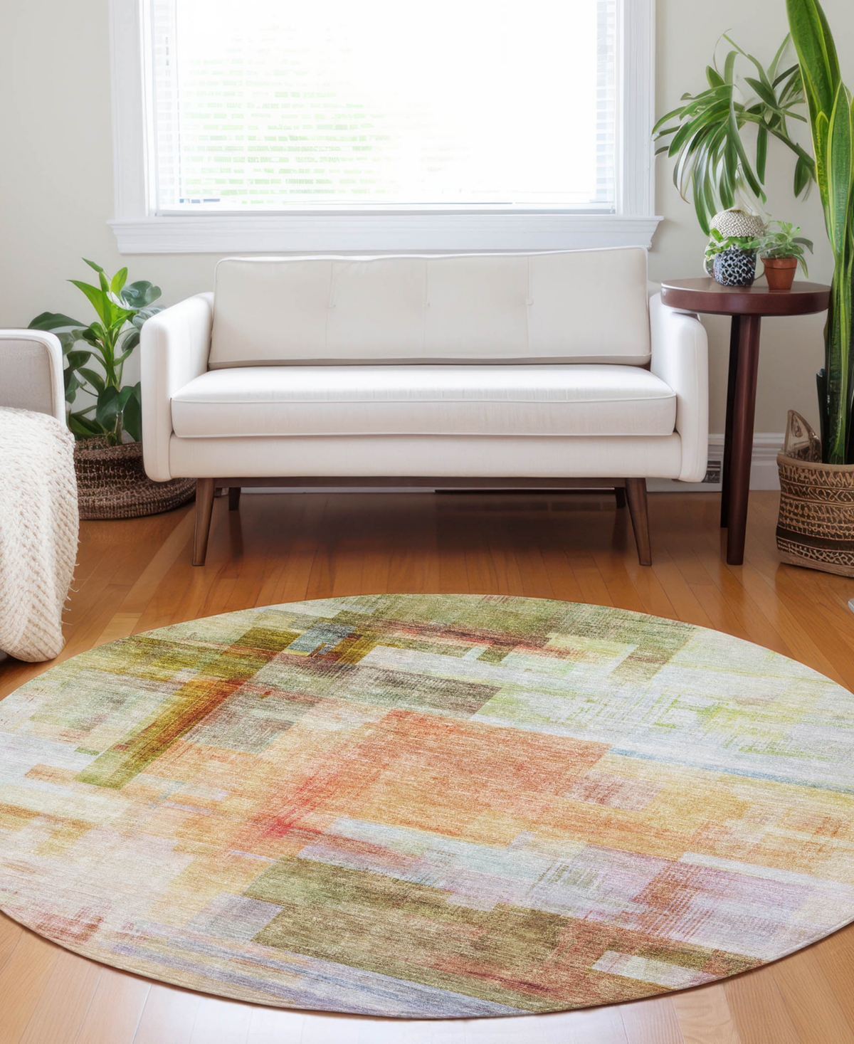Dalyn Ravenna Rn6 8'x8' Round Area Rug In Multi