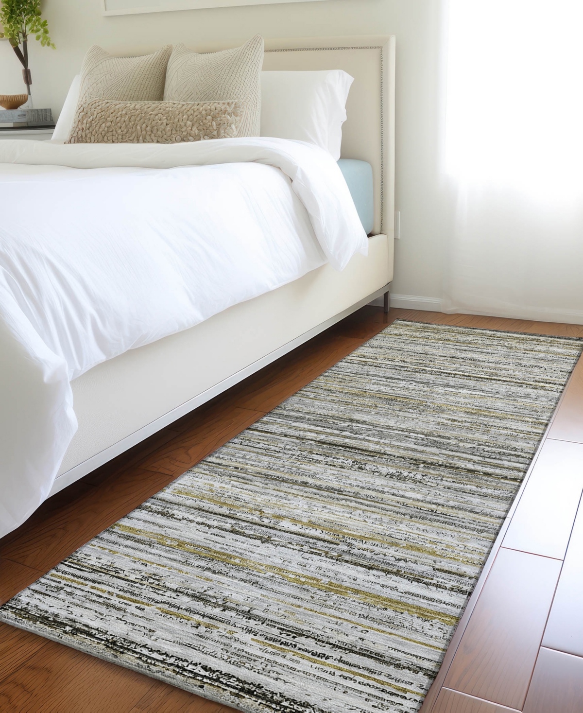 Dalyn Kochi Kc3 2'3"x7'6" Runner Area Rug In Gray