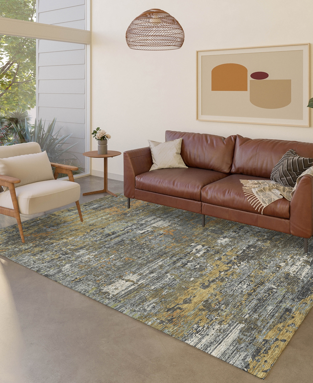 Dalyn Kochi Kc12 3'x5' Area Rug In Multi