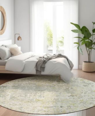 Kochi Washable KC6 8'x8' Round Area Rug