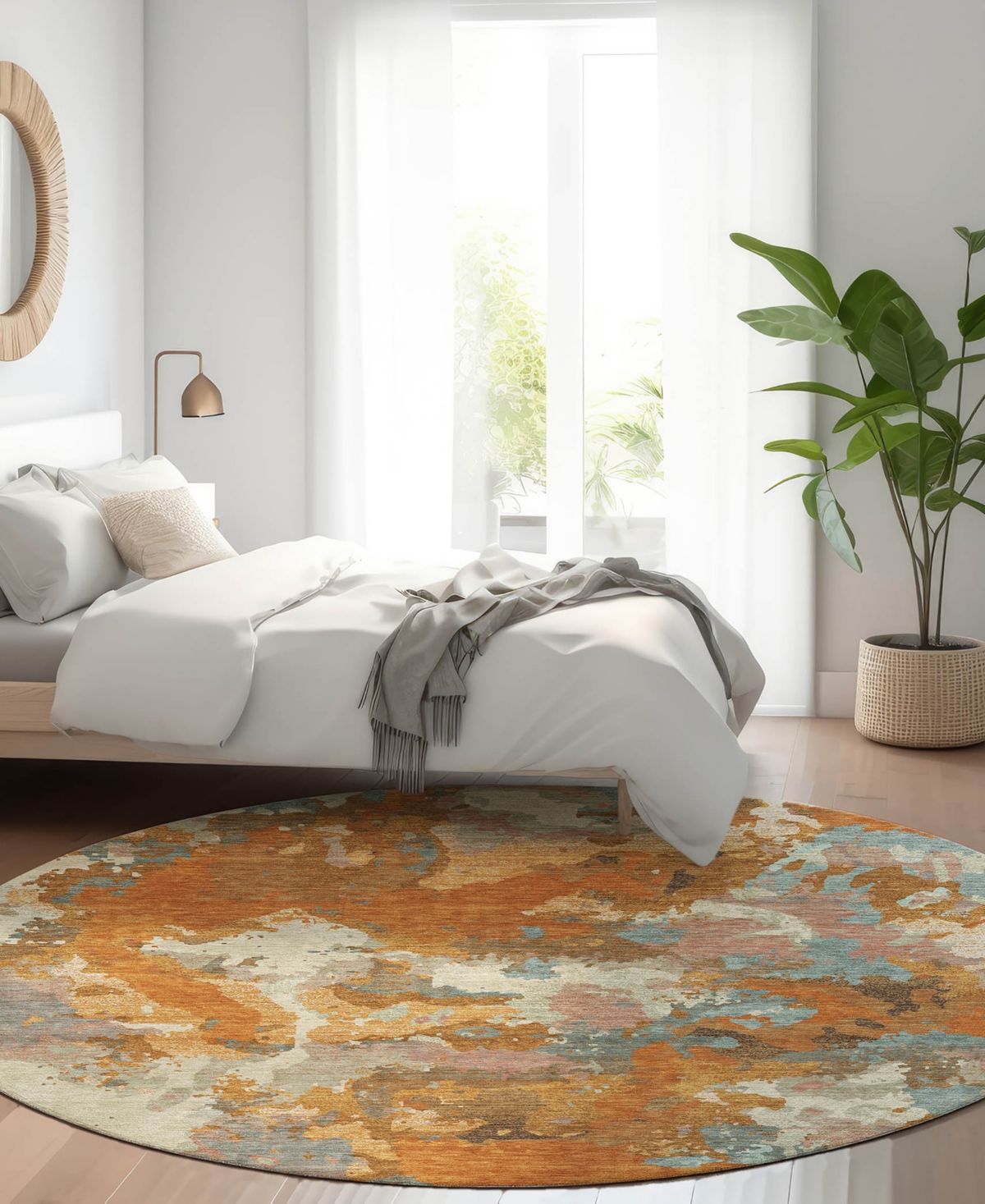 Dalyn Kochi Kc9 8'x8' Round Area Rug In Multi