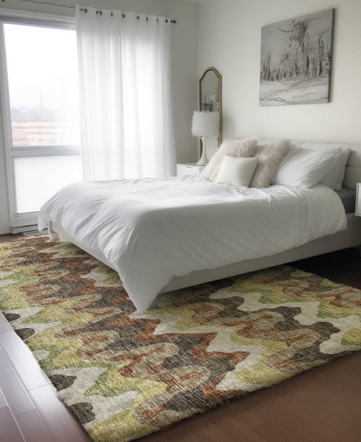 Dalyn Lorenzo Ln6 2'6"x3'10" Area Rug In Brown