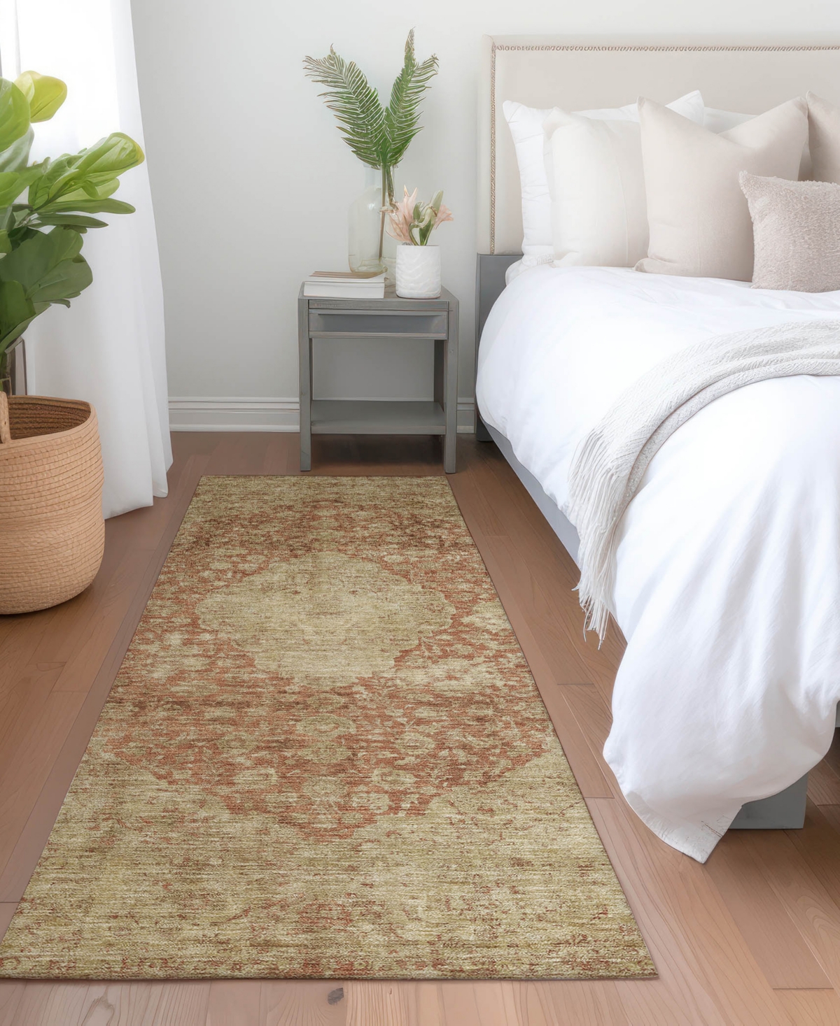 Dalyn Tabrook Tb13 2'3"x7'6" Runner Area Rug In Brown