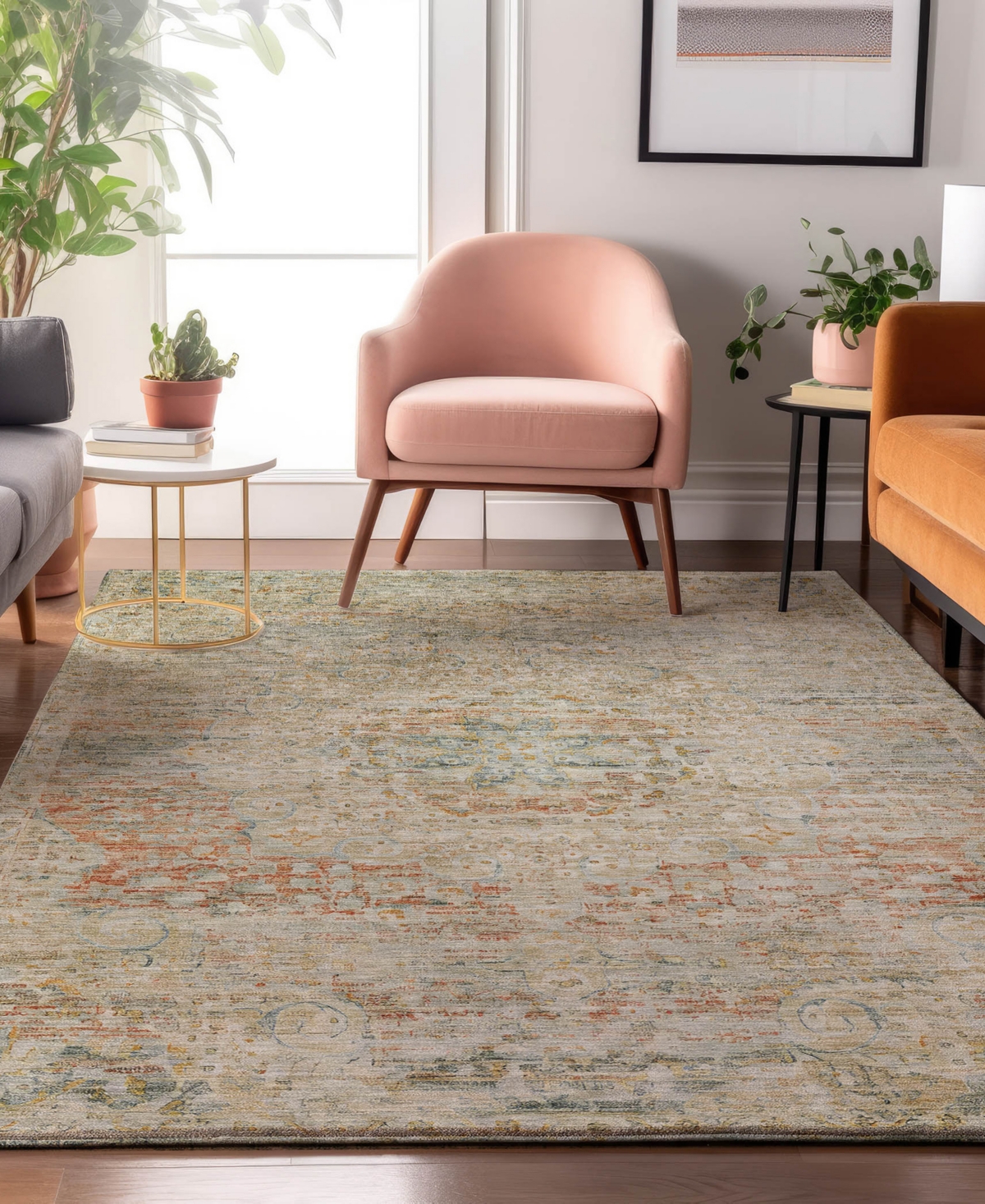 Dalyn Tabrook Tb1 2'6"x3'10" Area Rug In Brown