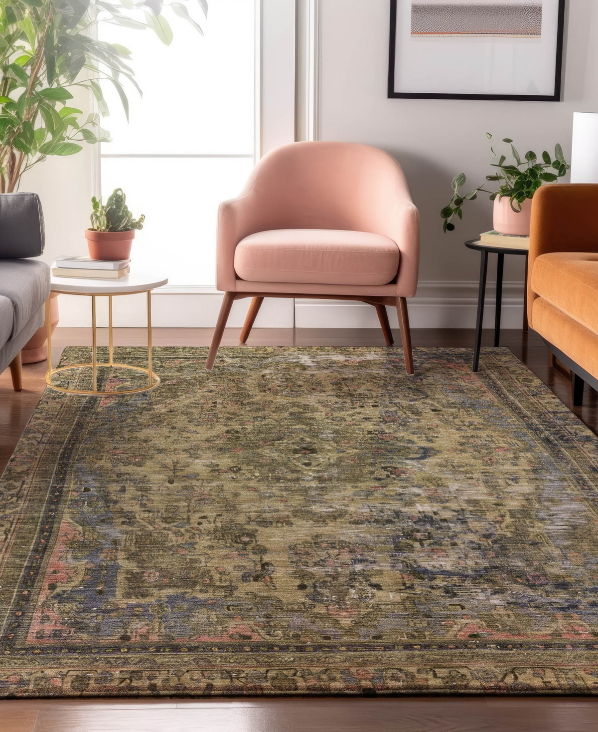 Dalyn Tabrook Tb8 2'6"x3'10" Area Rug In Brown