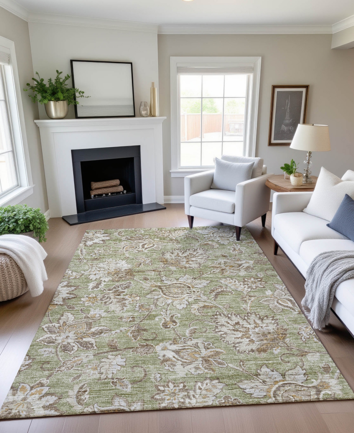Dalyn Silk Road Sr2 3'x5' Area Rug In Green