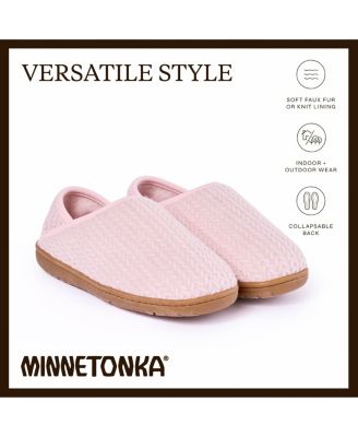 Women's Packaway Fabric Slipper Collabsible Heel