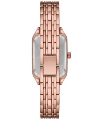 Women's Quartz Three-Hand Rose Gold Alloy Watch Set, 30mm