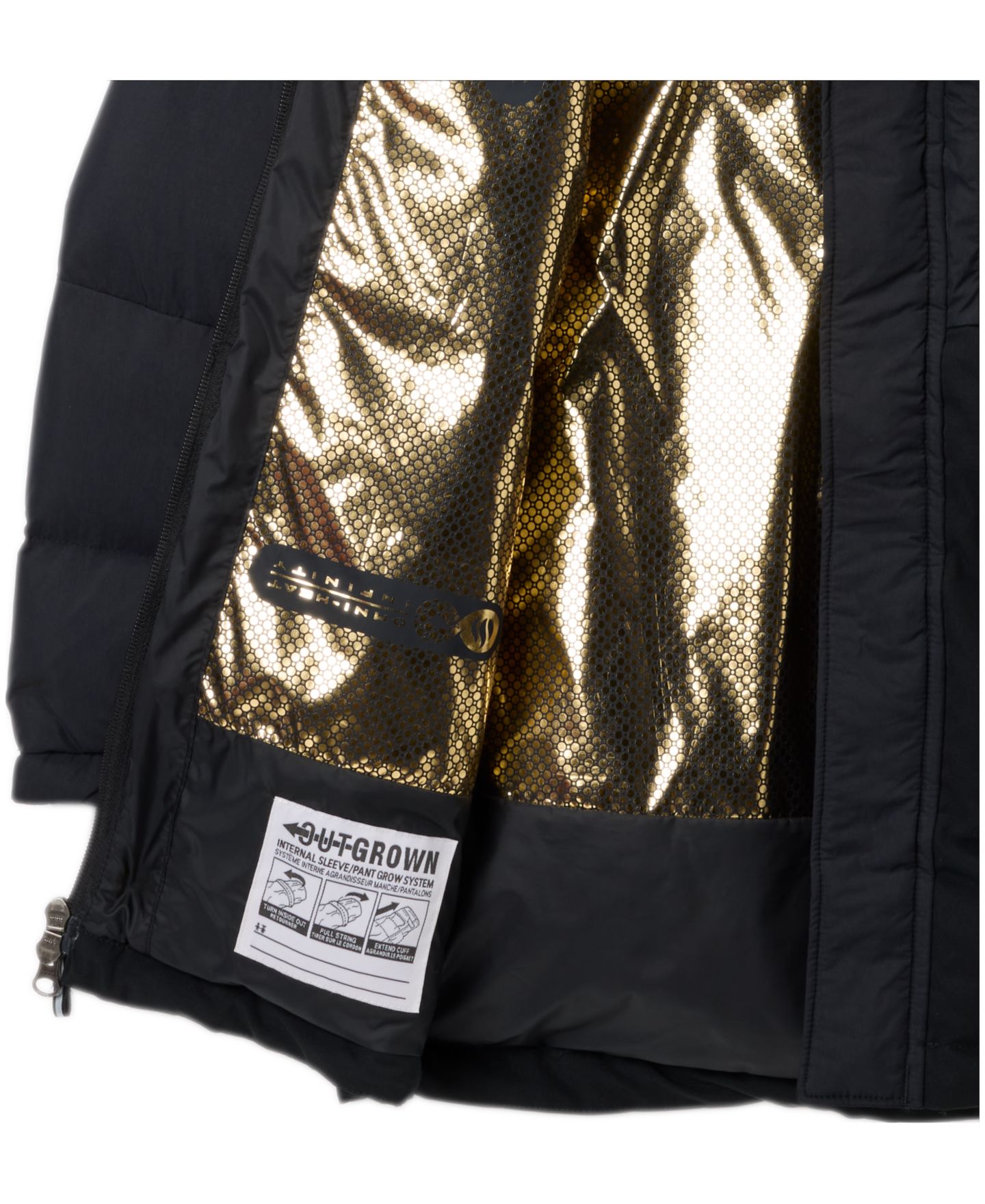 Куртка Columbia Marquam Peak Fusion II Parka Jacket для мальчиков, цвет: Чёрный — фото 3