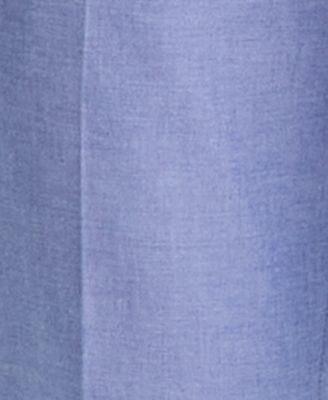 Men's Modern-Fit TH Flex Stretch Chambray Suit Separate Pants