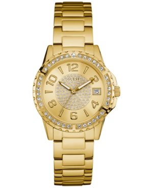 image of Guess Women-s Gold-Tone Stainless Steel Bracelet Watch 36mm U0779L2
