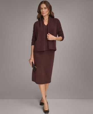 Women's Open Front Cashmere Cardigan