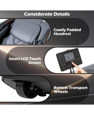 Full Body Zero Gravity Massage Chair with Airbags Waist Heater Foot Rollers