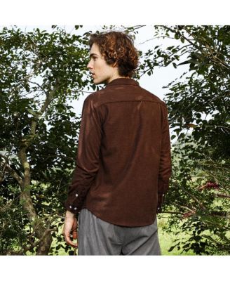 Men's Chocolate Brown Tactile Utility Shirt