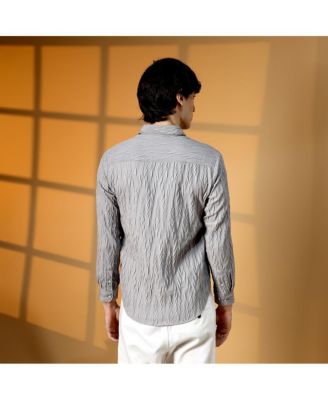Men's Grain-Textured Shirt
