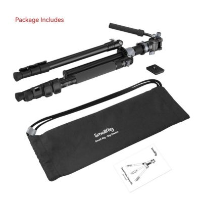 4-Section Carbon Fiber Travel Tripod with CH20 Fluid Video Head