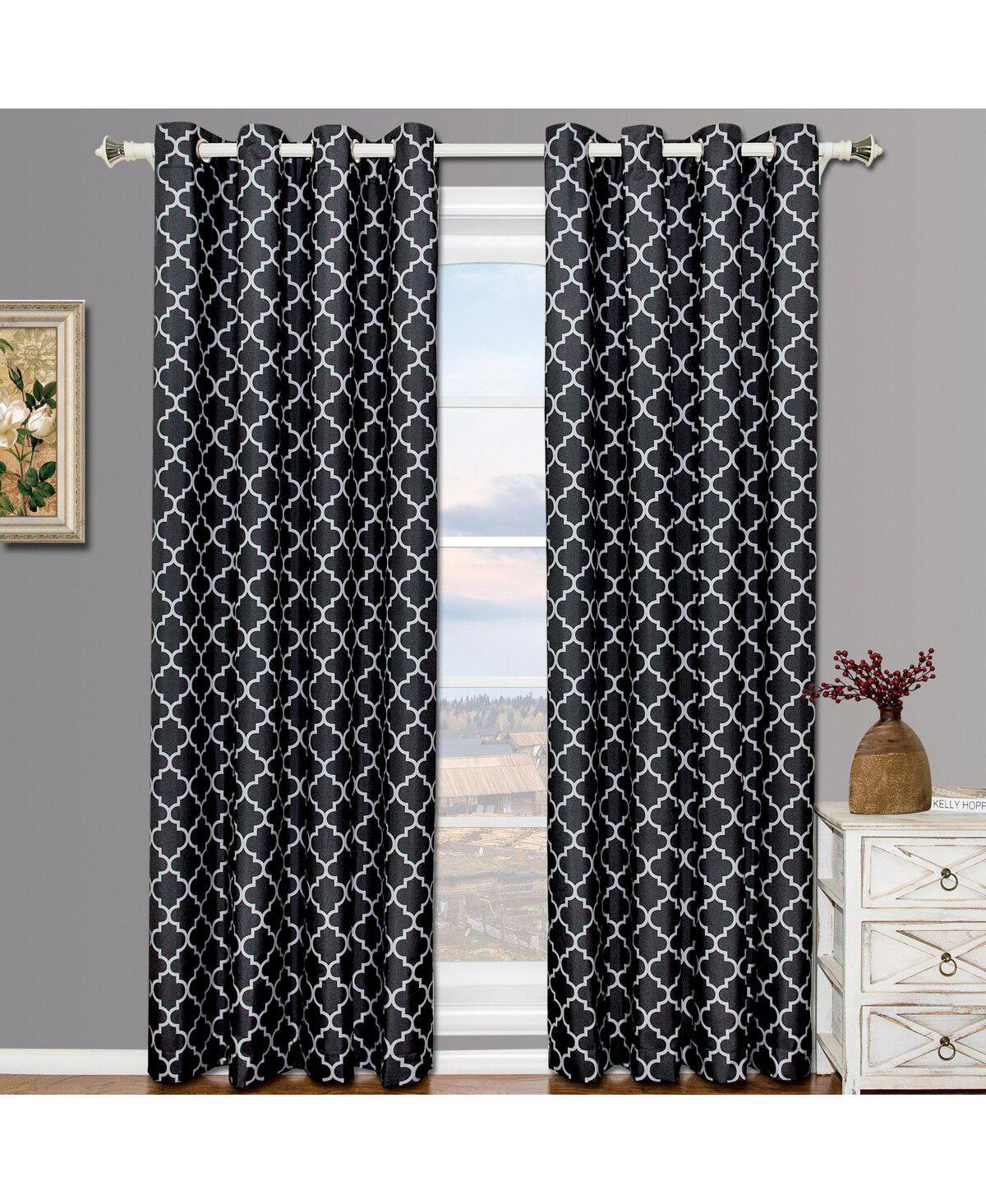 Meridian Room Darkening Thermal Insulated Curtain Pair (Set of 2 Panels