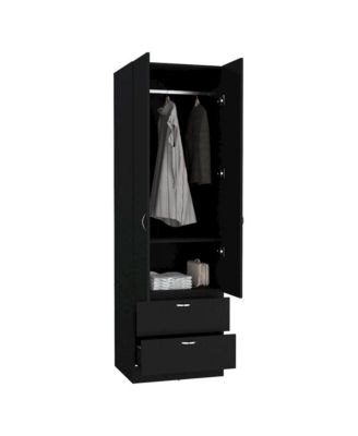 Vicco Armoire Black MDF