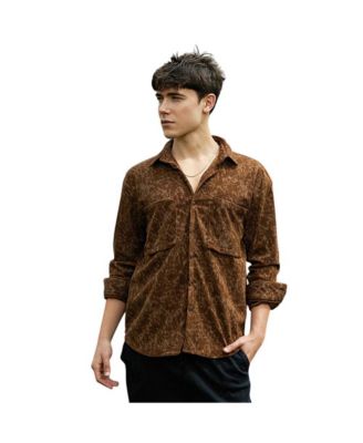 Men's Faded Corduroy Oversized Shirt