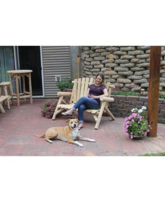 Cedar Log 4ft Love Seat