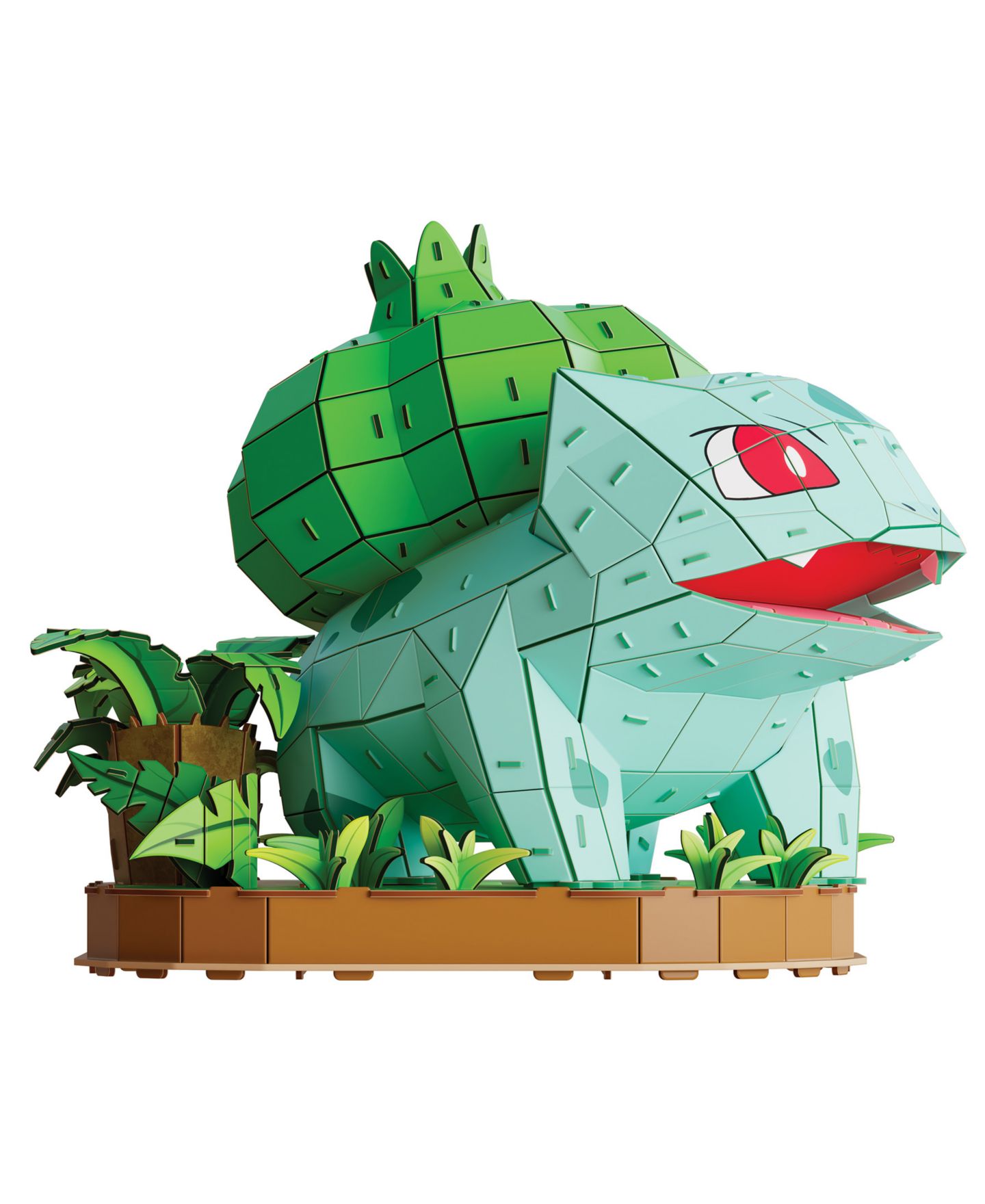 Детские игрушки Pokemon 4D Build Bulbasaur 195 Pieces 3D Model Kit, Ages 12+ — фото 1