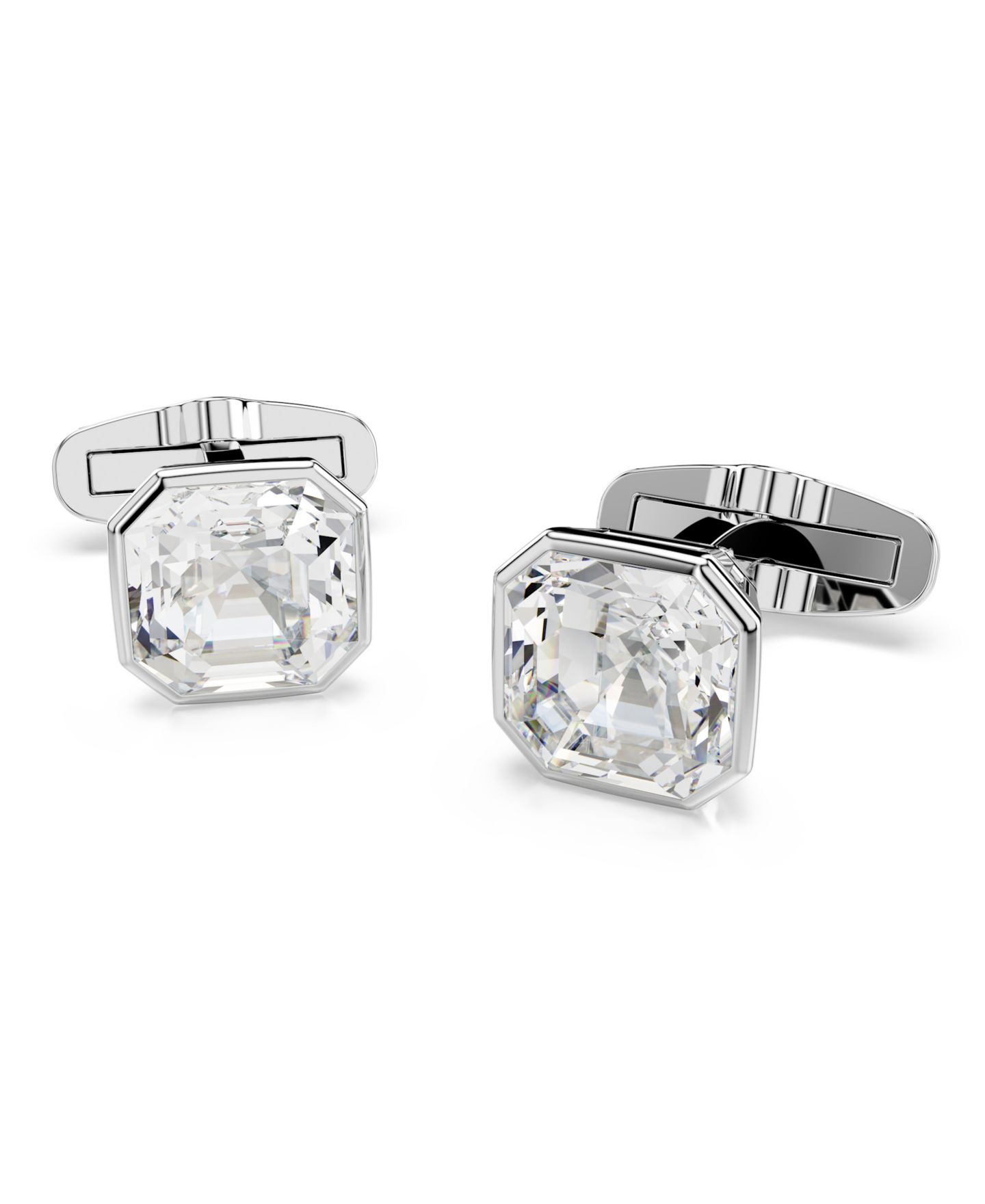 Мужские запонки Swarovski Millenia Rhodium Plated Cufflinks — фото 5