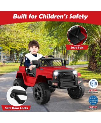 12V Kids Ride On Truck Car Electric Vehicle Remote with Music & Light