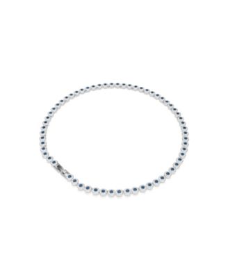 Una Angelic Rhodium Plated Tennis Necklace