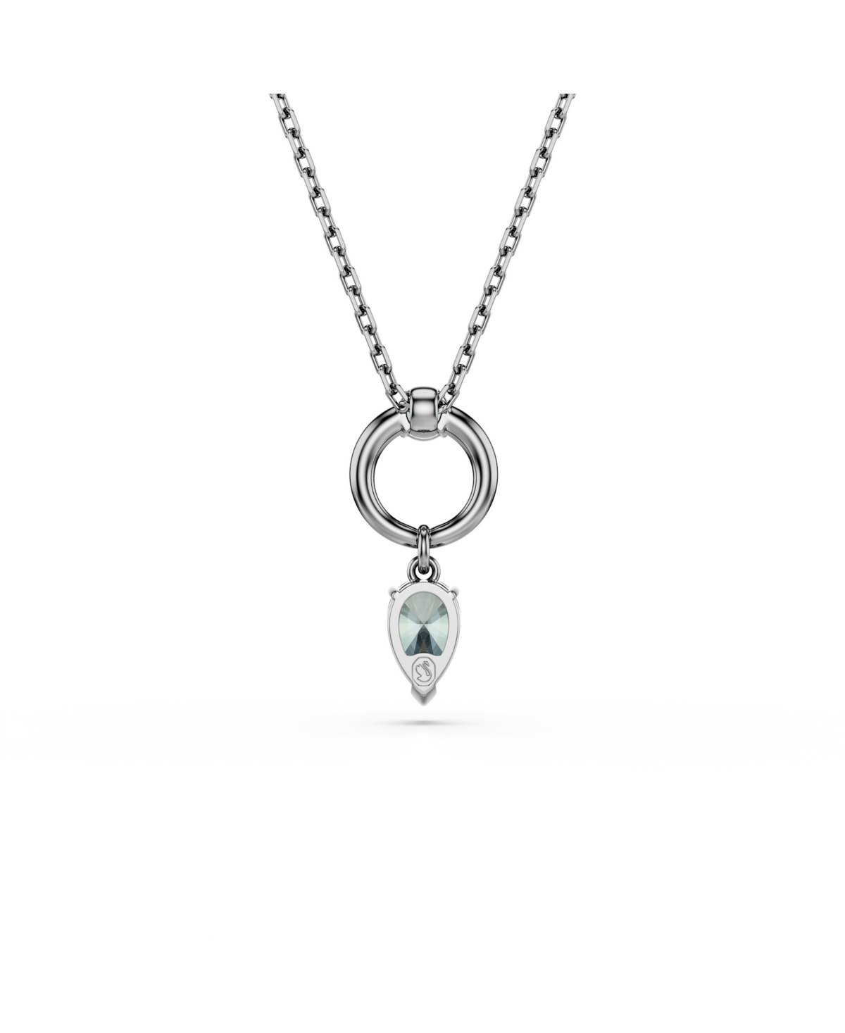 Swarovski Mesmera Gold-tone Plated Pendant Necklace In Gray