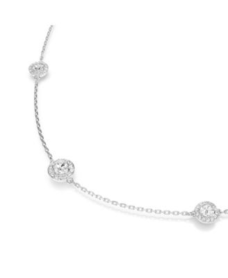 Una Angelic Strandage Rhodium Plated Necklace