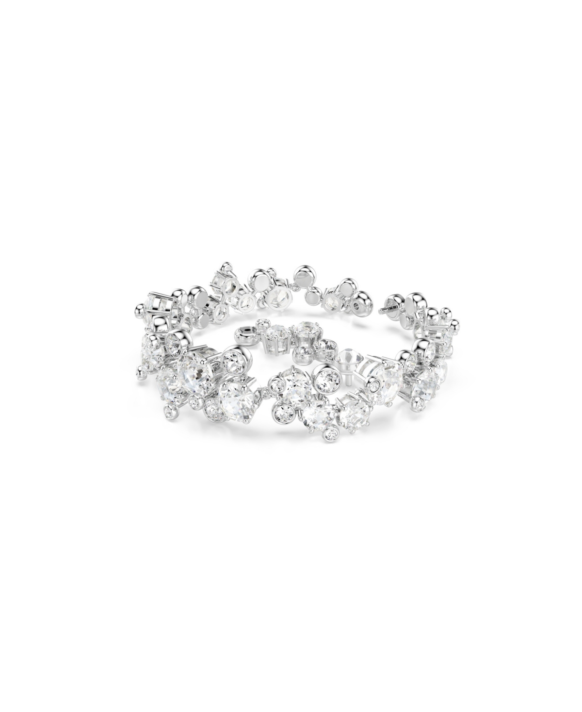 Swarovski Swaroski Constella Rhodium Plated Bracelet In Silver