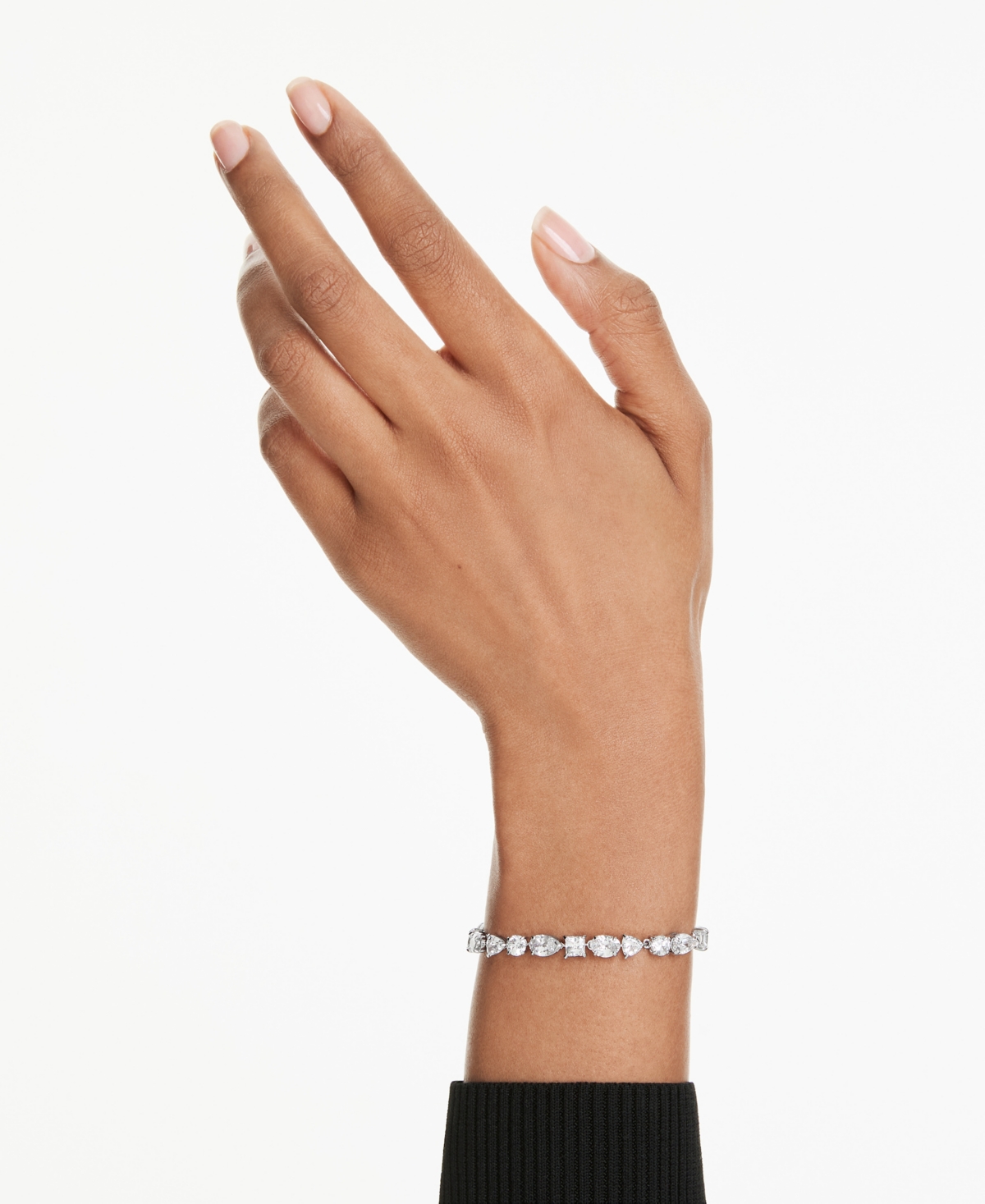 Swarovski Swaroski Mesmera Rhodium Plated Bracelet In Metallic