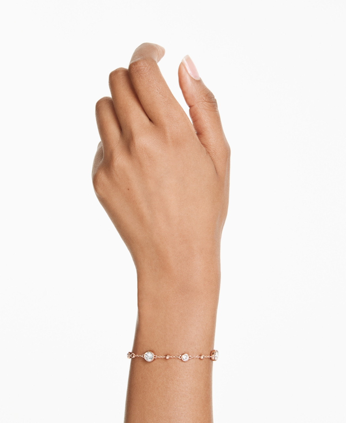 Swarovski Swaroski Imber Rose Gold-tone Plated Bracelet In Gold