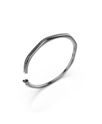 Swaroski Dextera Ruthenium Plated Bangle