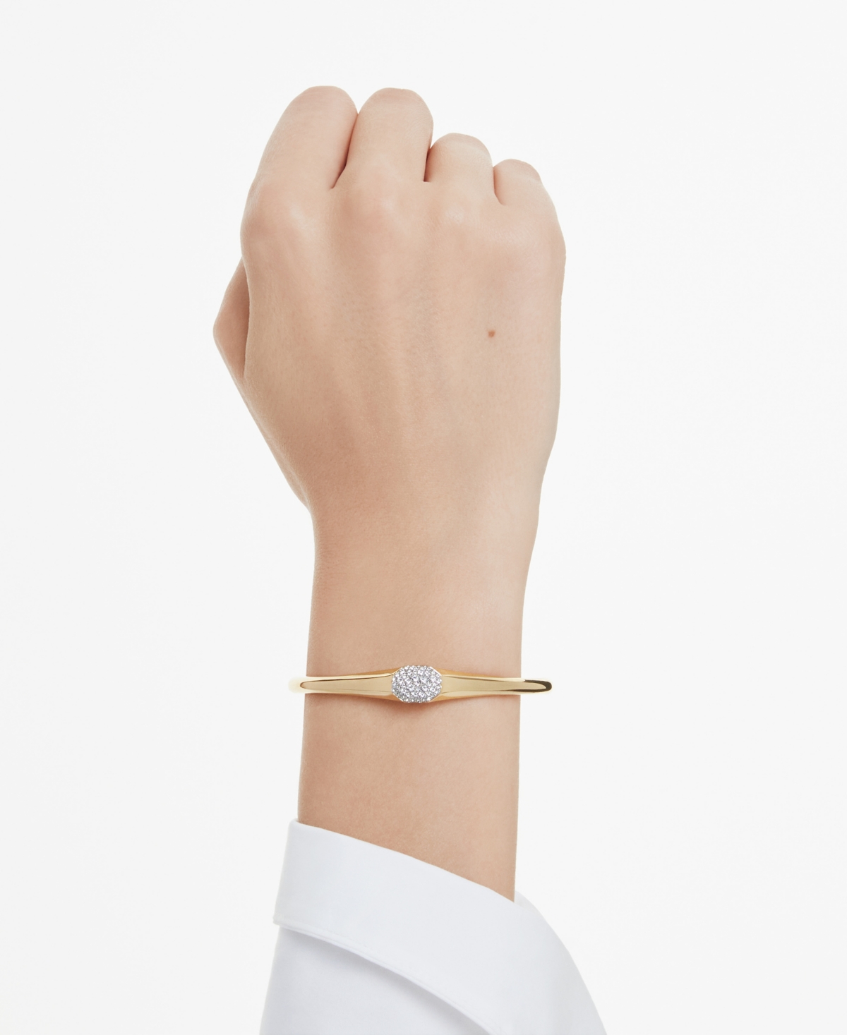 Swaroski Dextera Gold-Tone Plated Bangle