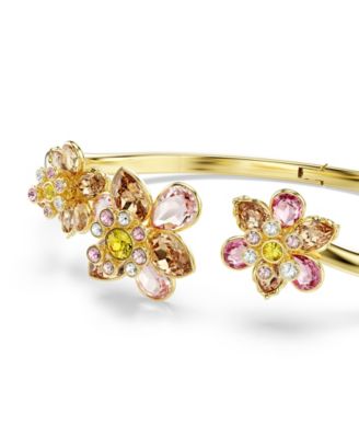 Swaroski Idyllia Gold-Tone Plated Bangle