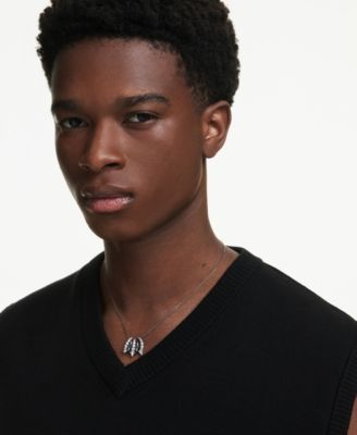 Sublima Ruthenium Plated Pendant Necklace