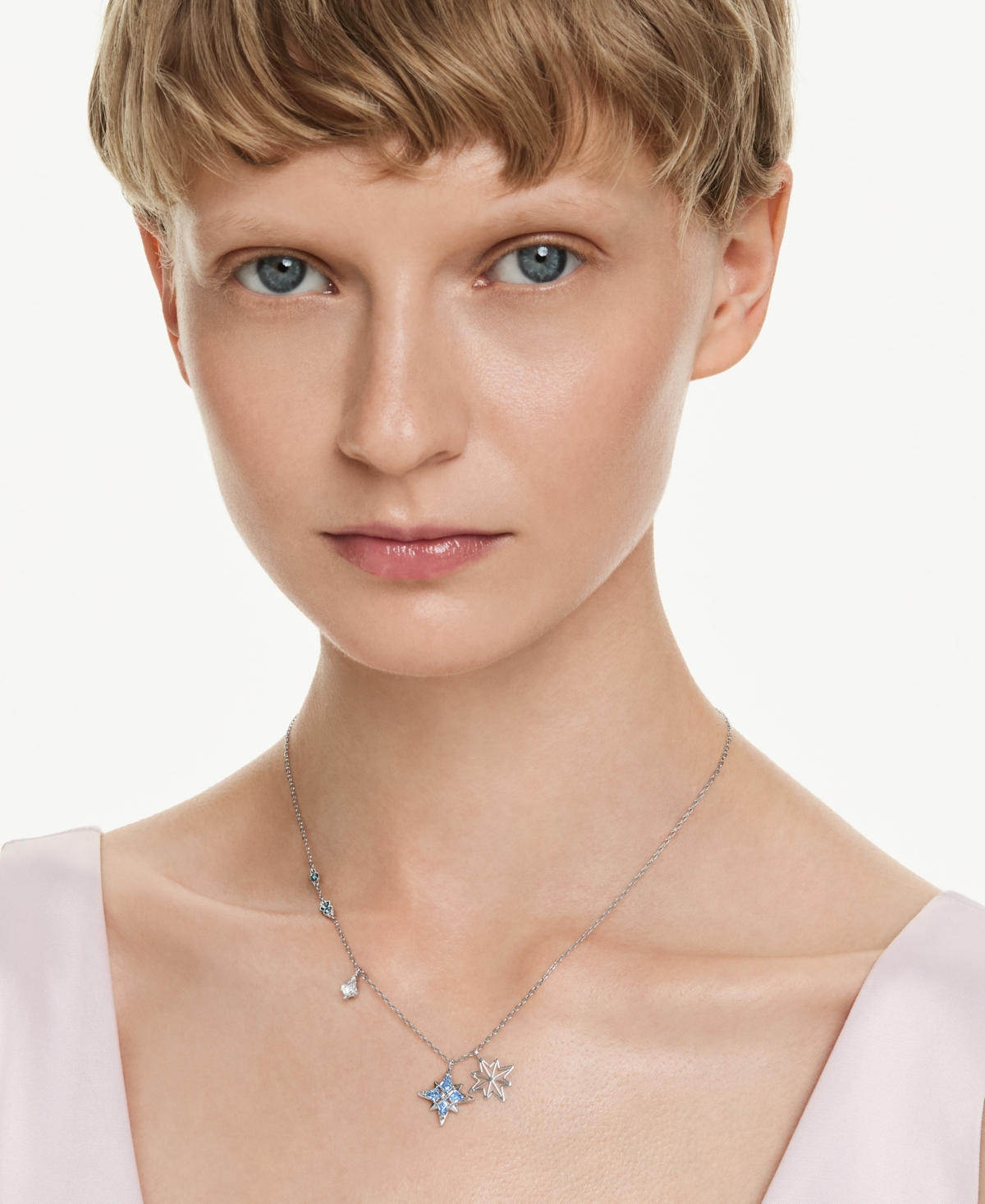 Swarovski Symbolica Rhodium Plated Pendant Necklace