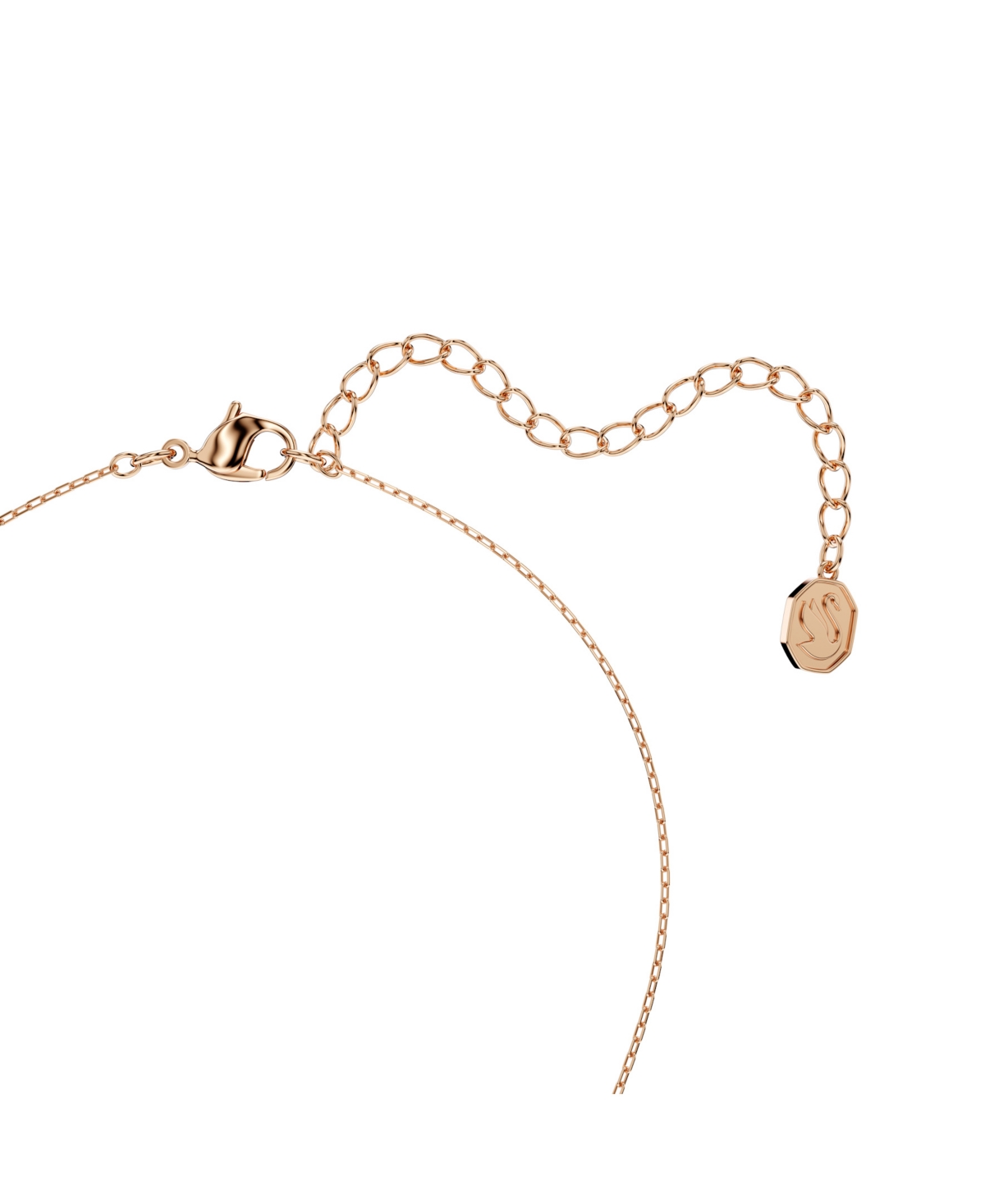Swarovski Mesmera Rose Gold-tone Plated Pendant Necklace In Gold