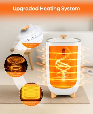 35L Large Home Towel Warmer Dryer Bucket with Aromatherapy, Auto Shut-off Function