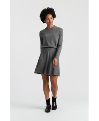 Women's Wool-Cashmere Mini Skirt