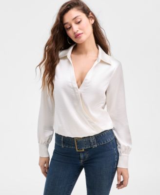 GUESS - Women's Leah Satin Bodysuit