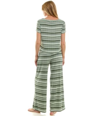 Women's 2-Piece Striped Sleepwear Set