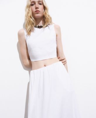 Women's Flared Cotton Skirt
