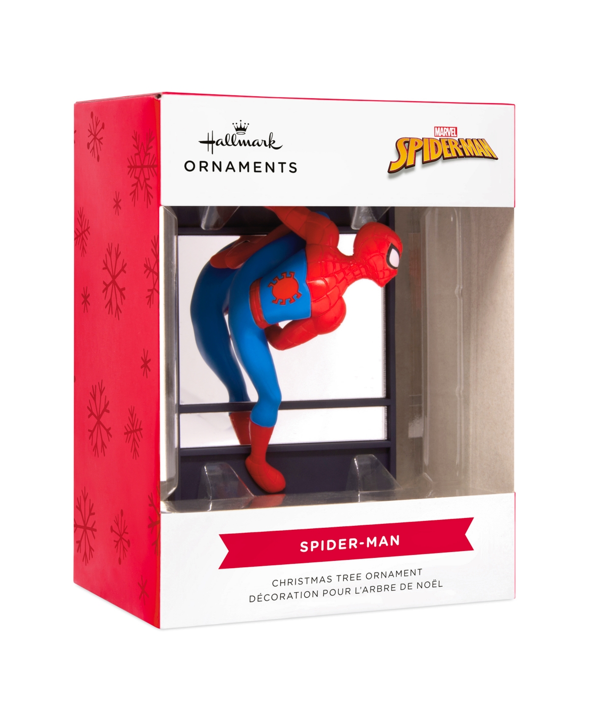 Hallmark Marvel Spider-Man on Window Christmas Tree Ornament