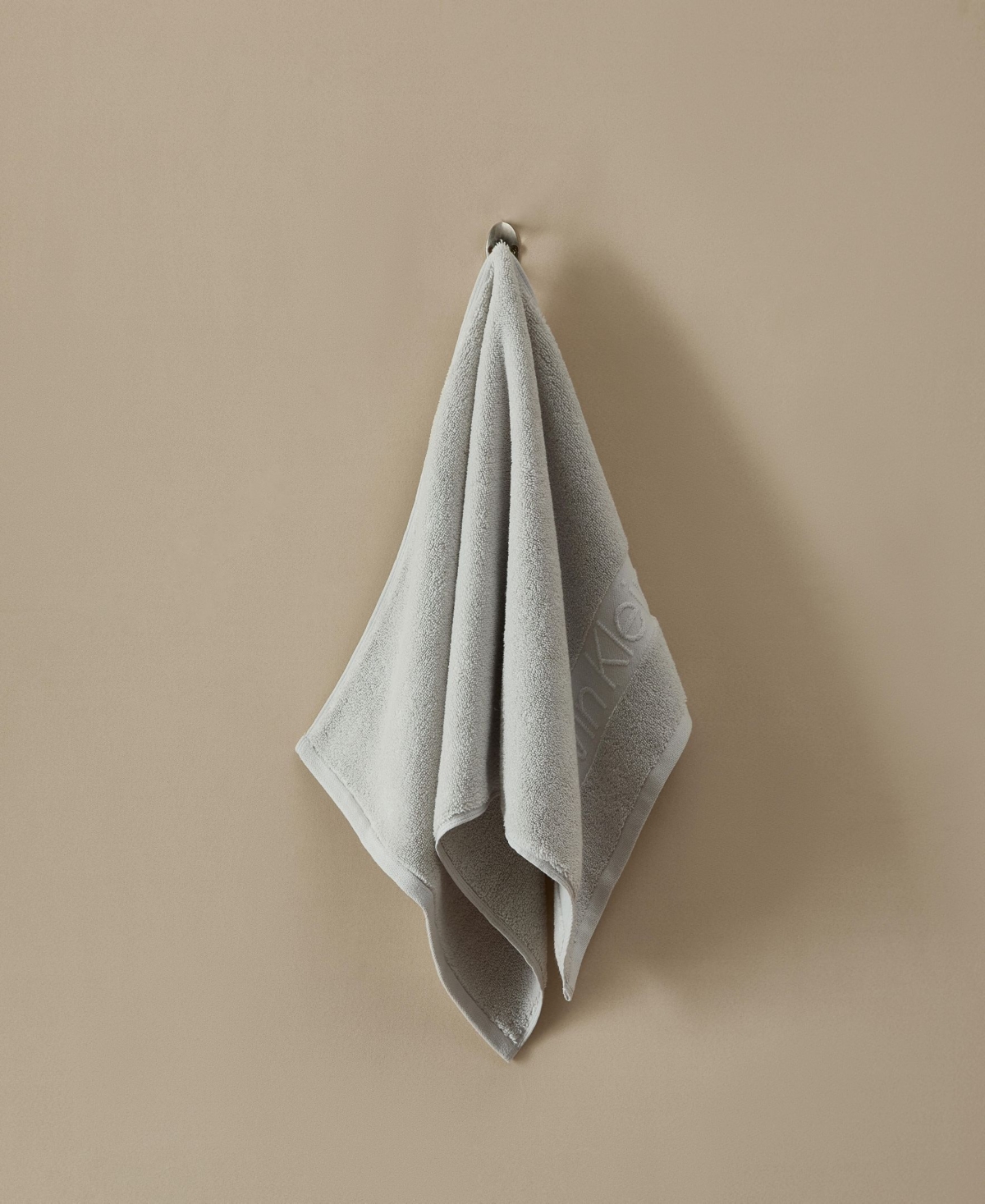 Calvin Klein Iconic Cotton Jacquard Hand Towel, 30" x 16"