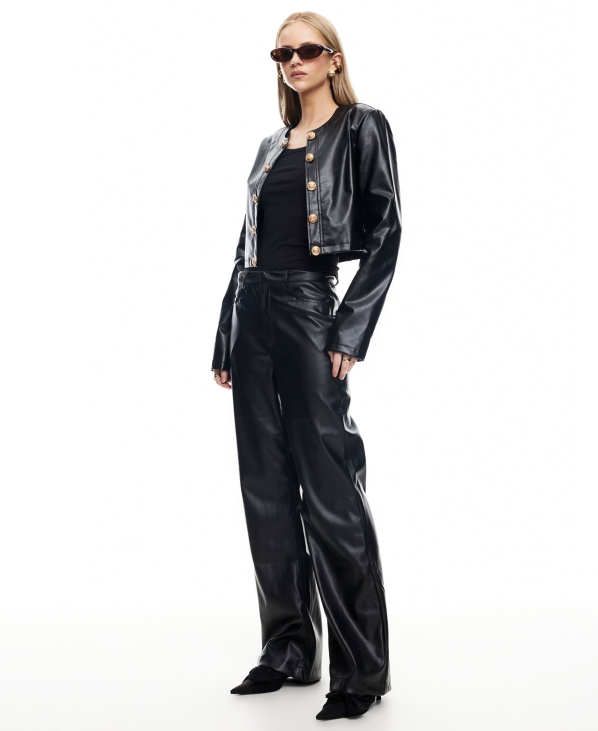 Lioness Women's Amelie Cropped Jacket In Black