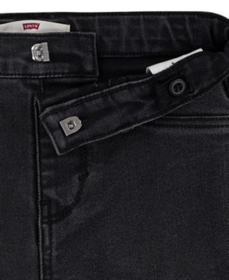 Little Girls 3-Piece Sherpa Vest, Top and Jeans Set